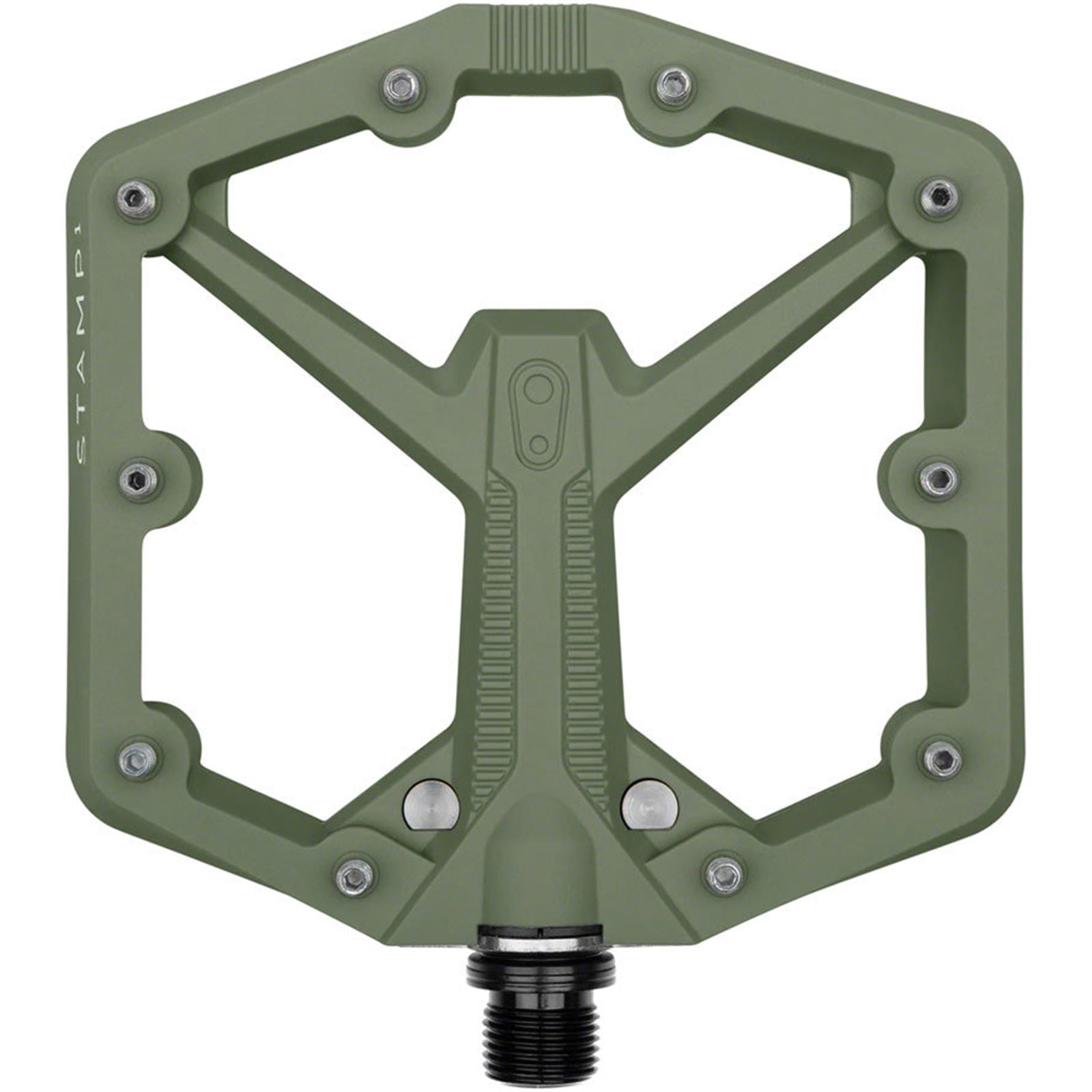 Crankbrothers Stamp 1 Gen 2 Pedals - Platform, Composite, 9/16", Green, Large [MPN: K2316819]_1771584