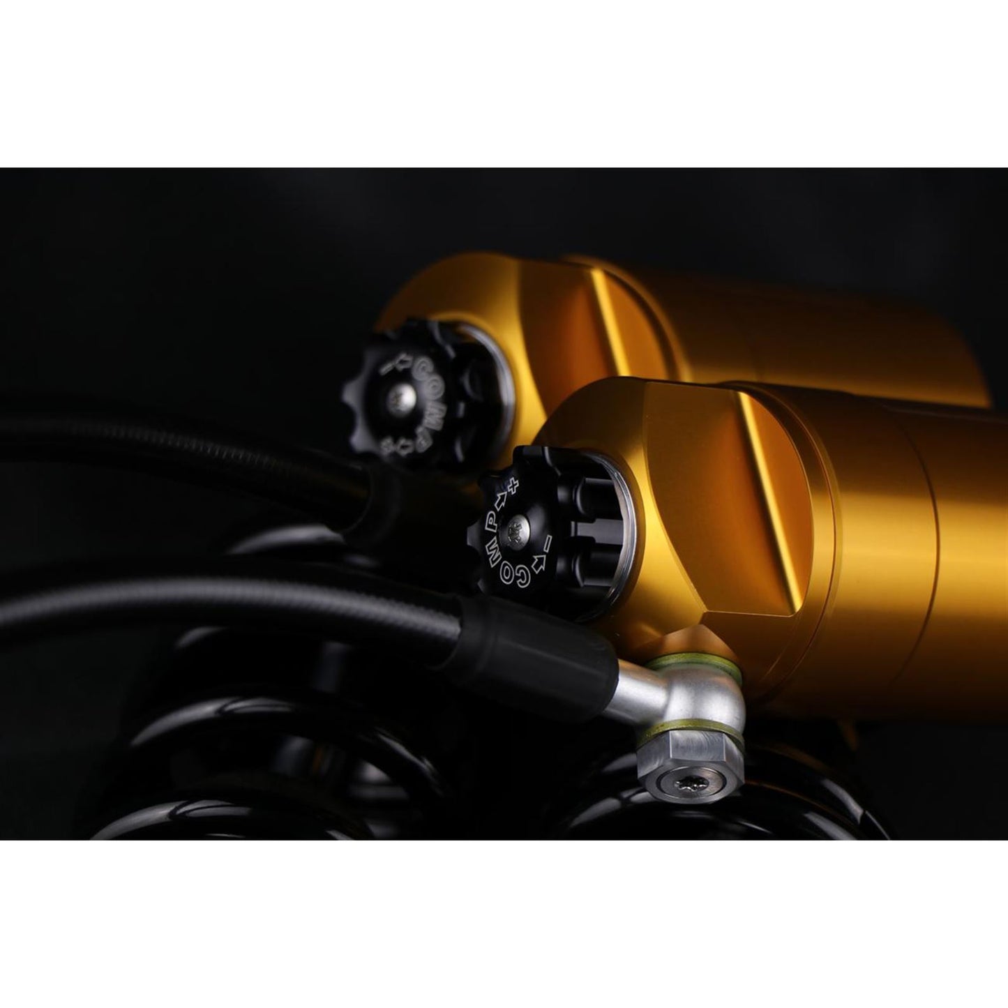 Ohlins Shock Absorber - 13" - Fully Adjustable - STX36 Blackline (HD779S2) [MPN: HD 779S2]_1546056