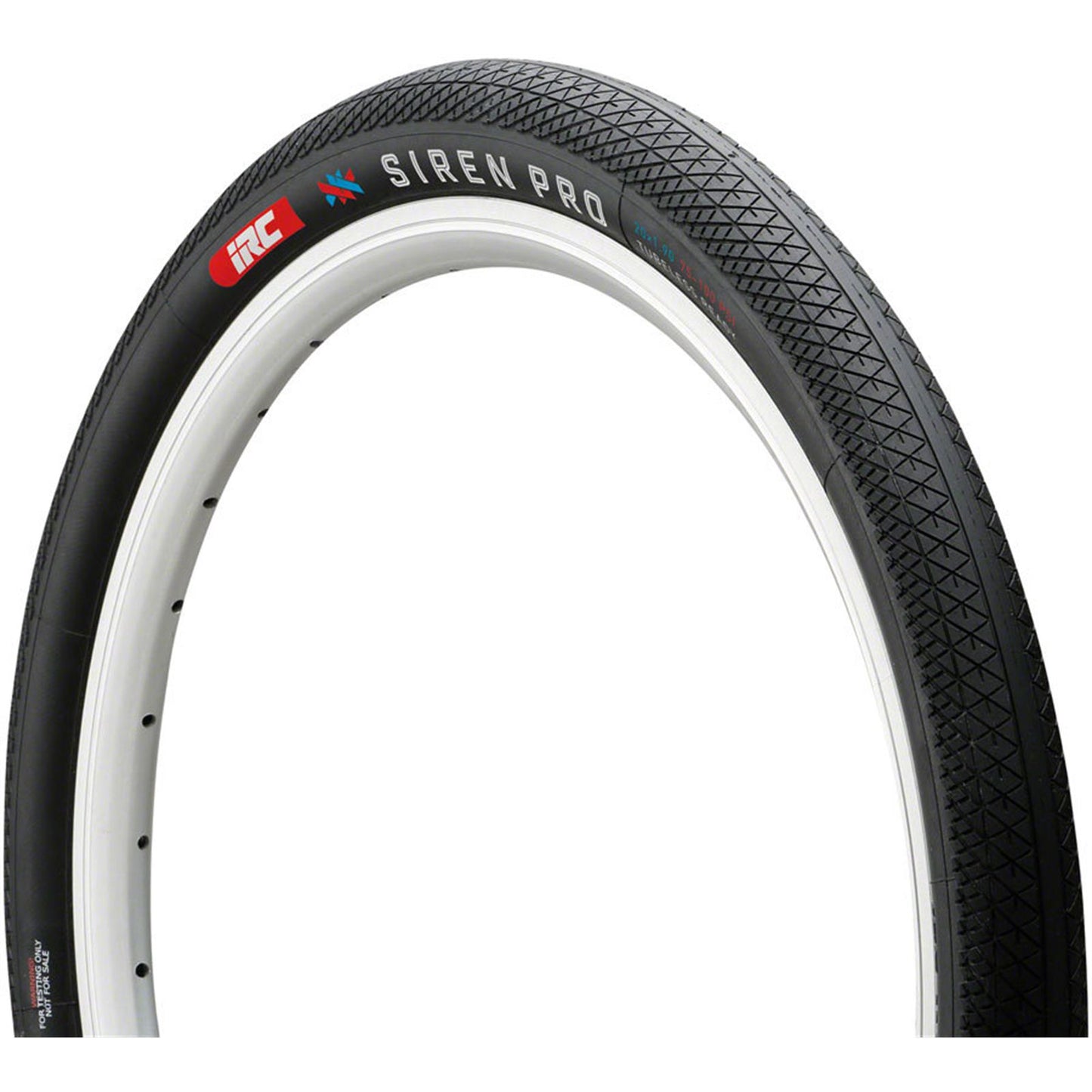 IRC Siren Pro Tire - 20 x 1.75, Tubeless, Folding, Black, 120tpi [MPN: TR2637]_1932469