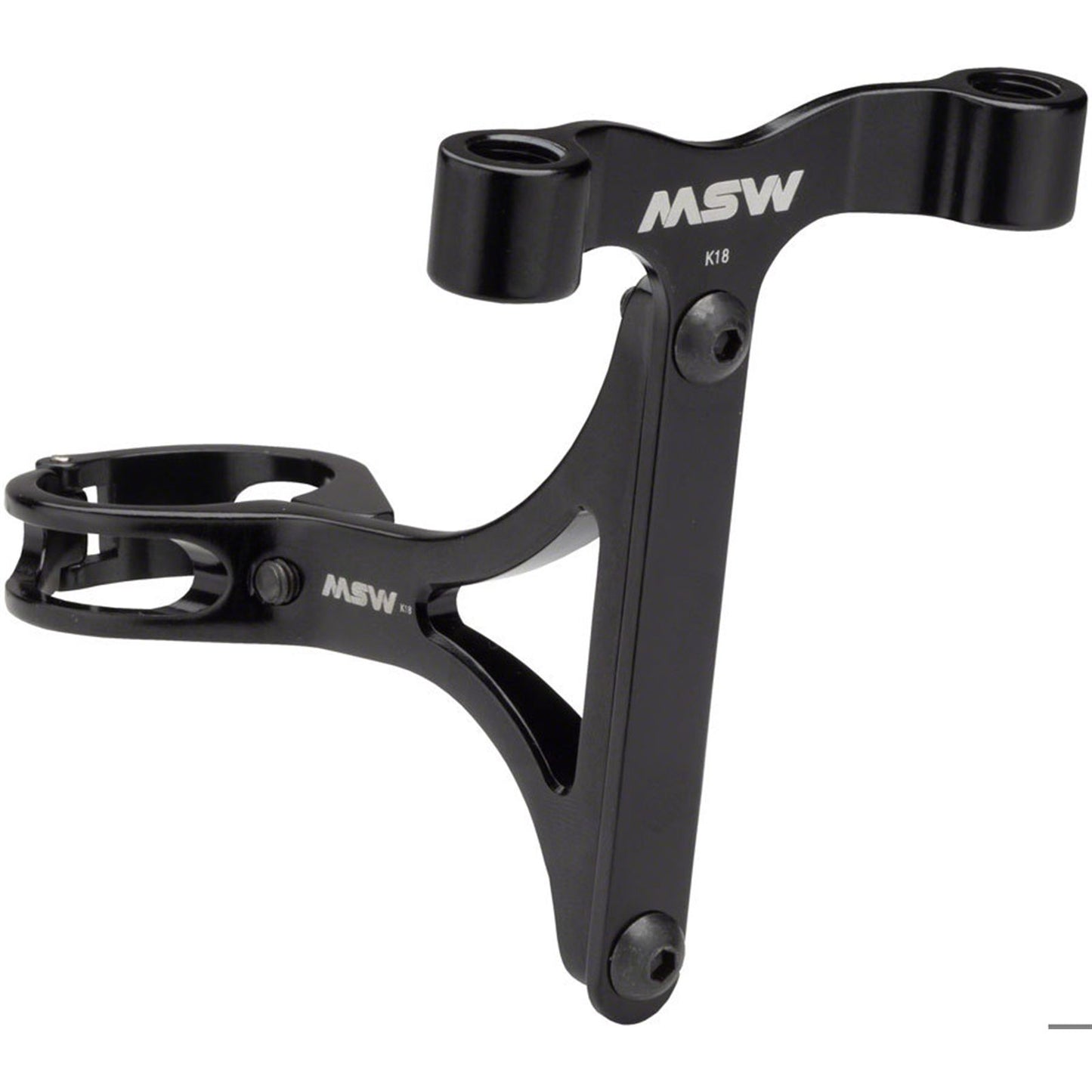MSW Seltzer Mount - CO2 and Bottle Cage holder with 31.6mm clamp, Black [MPN: WC3324]_1933211