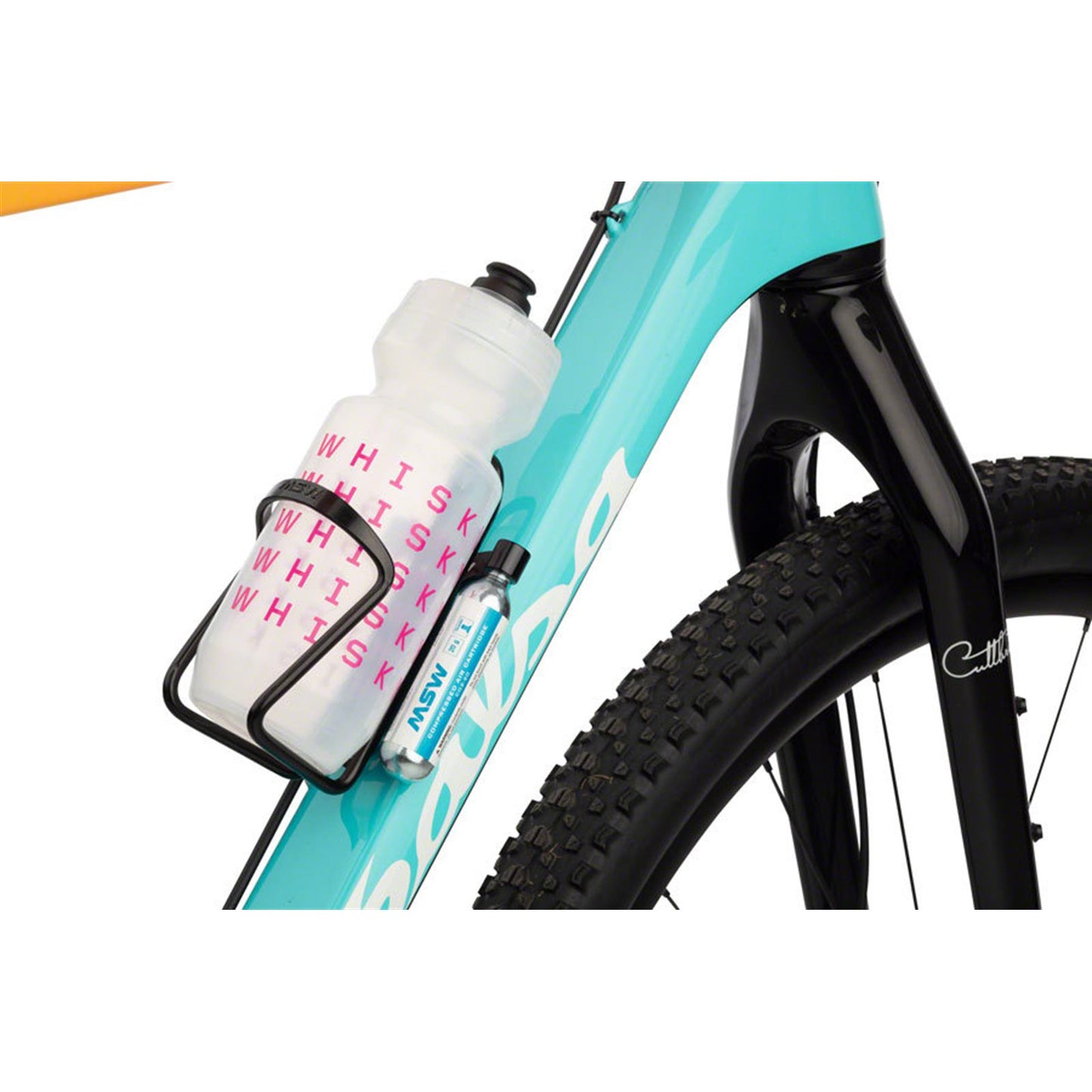 MSW Seltzer Mount - CO2 and Bottle Cage holder with 31.6mm clamp, Black [MPN: WC3324]_1933339