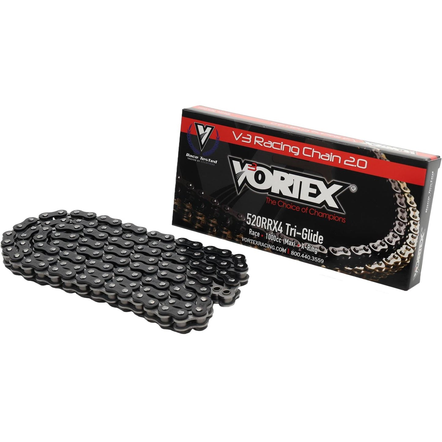 Vortex Chain RX4 X-Ring 520-120L - Black 520RRX4-120_1546082