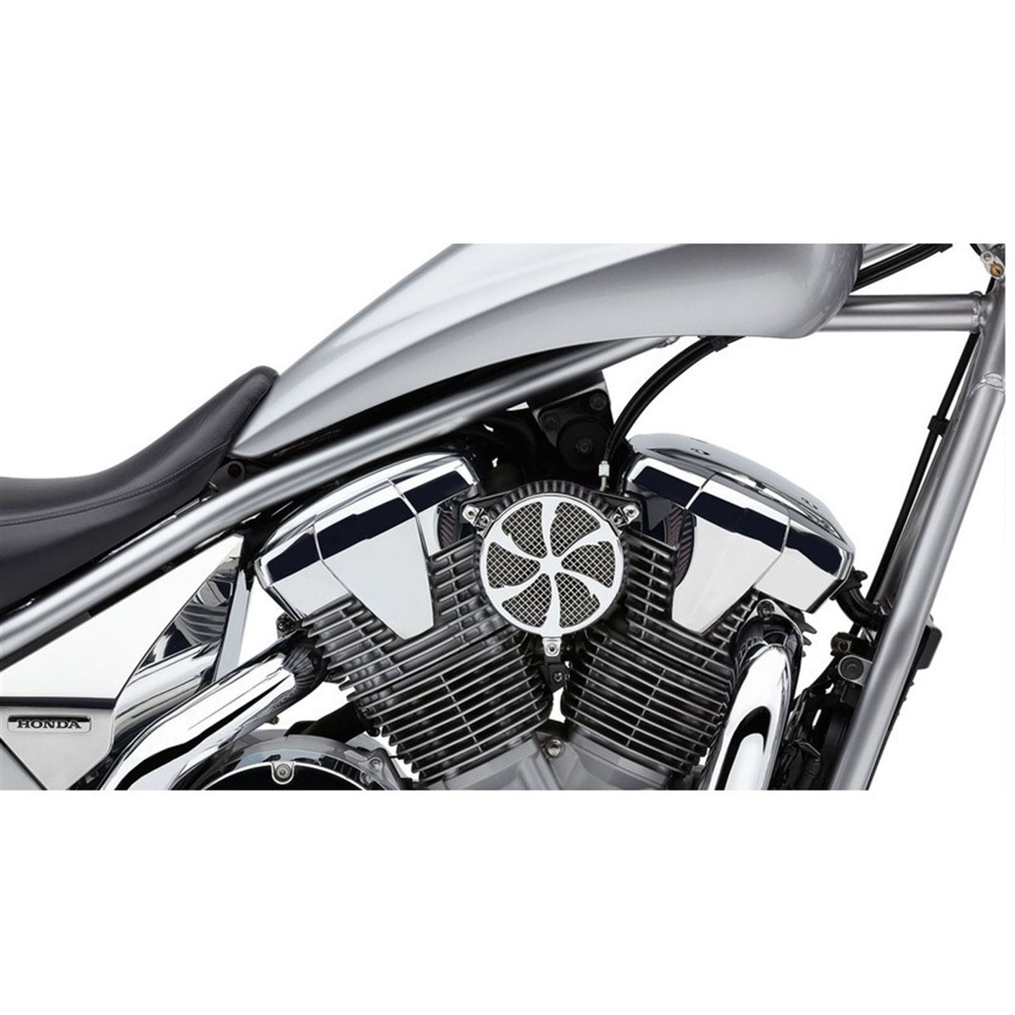 Cobra Air Intake - Swept Chrome for Kawasaki VN900 '06-19 06-0467-01-SB_1828154