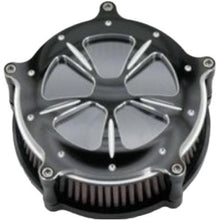 Harddrive Commodore Air Cleaner Kit - Black Contrast with Clear Window 120457_1546163