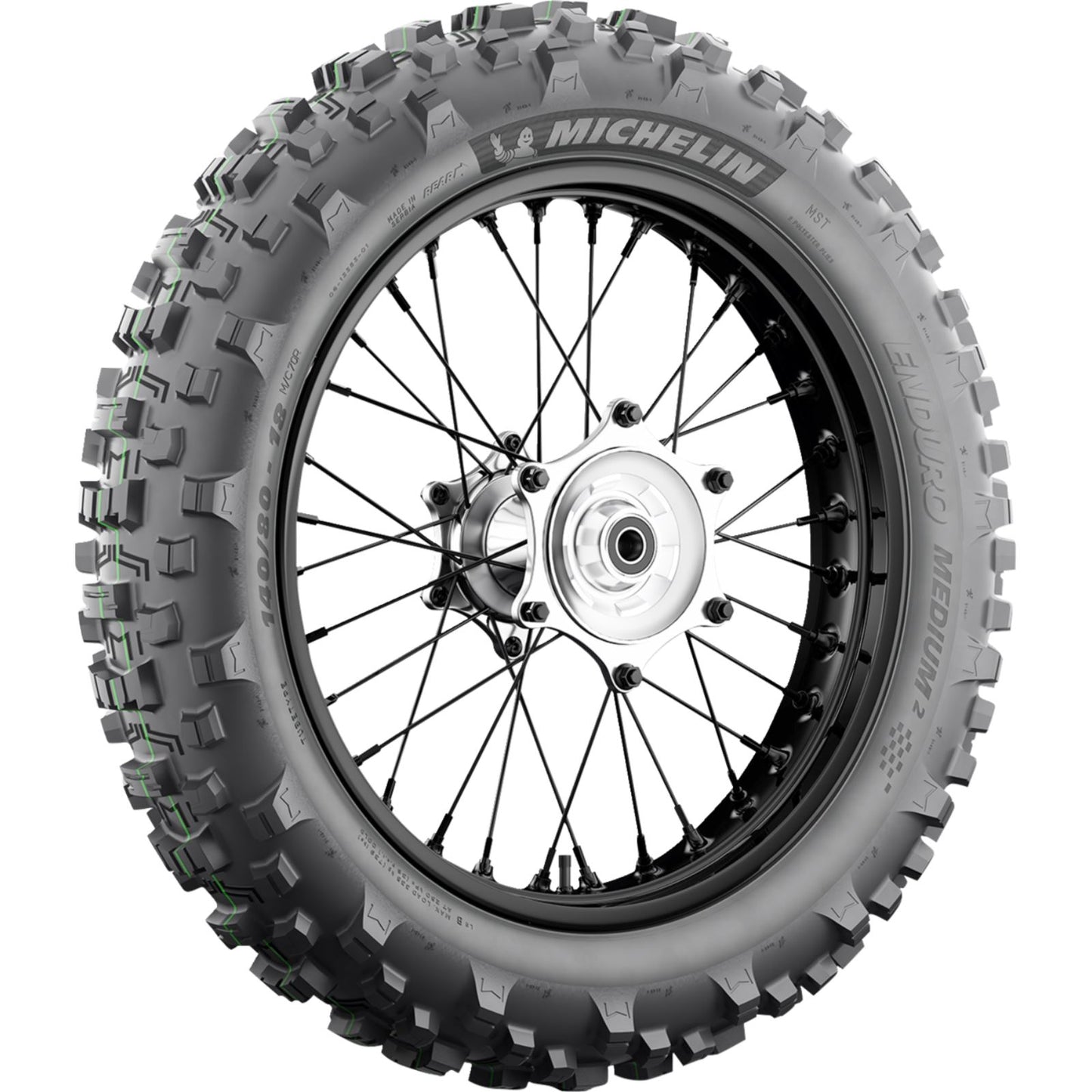 Michelin - Powersports Tire Enduro - Medium 2 Rear 120/90-18 65R Bias TT 68438_1555493