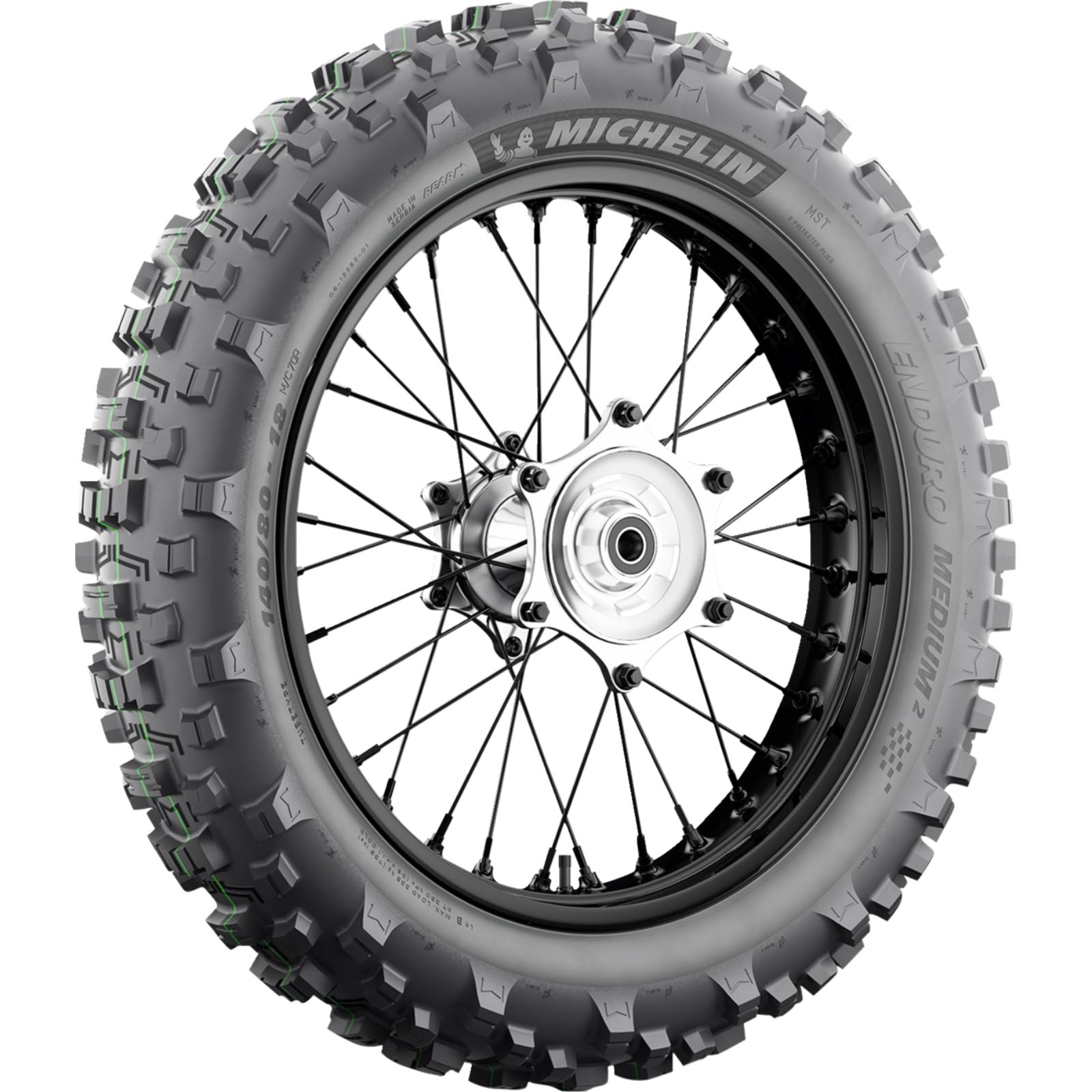 Michelin - Powersports Tire Enduro - Medium 2 Rear 120/90-18 65R Bias TT 68438_1555493