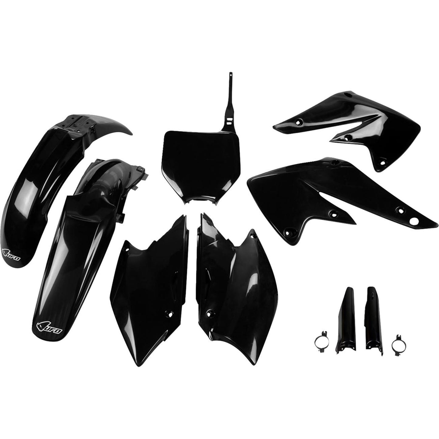 UFO Plastics Body Kit - Black for Kawasaki KX 250 F [MPN: KAKIT203F@001]_1547133