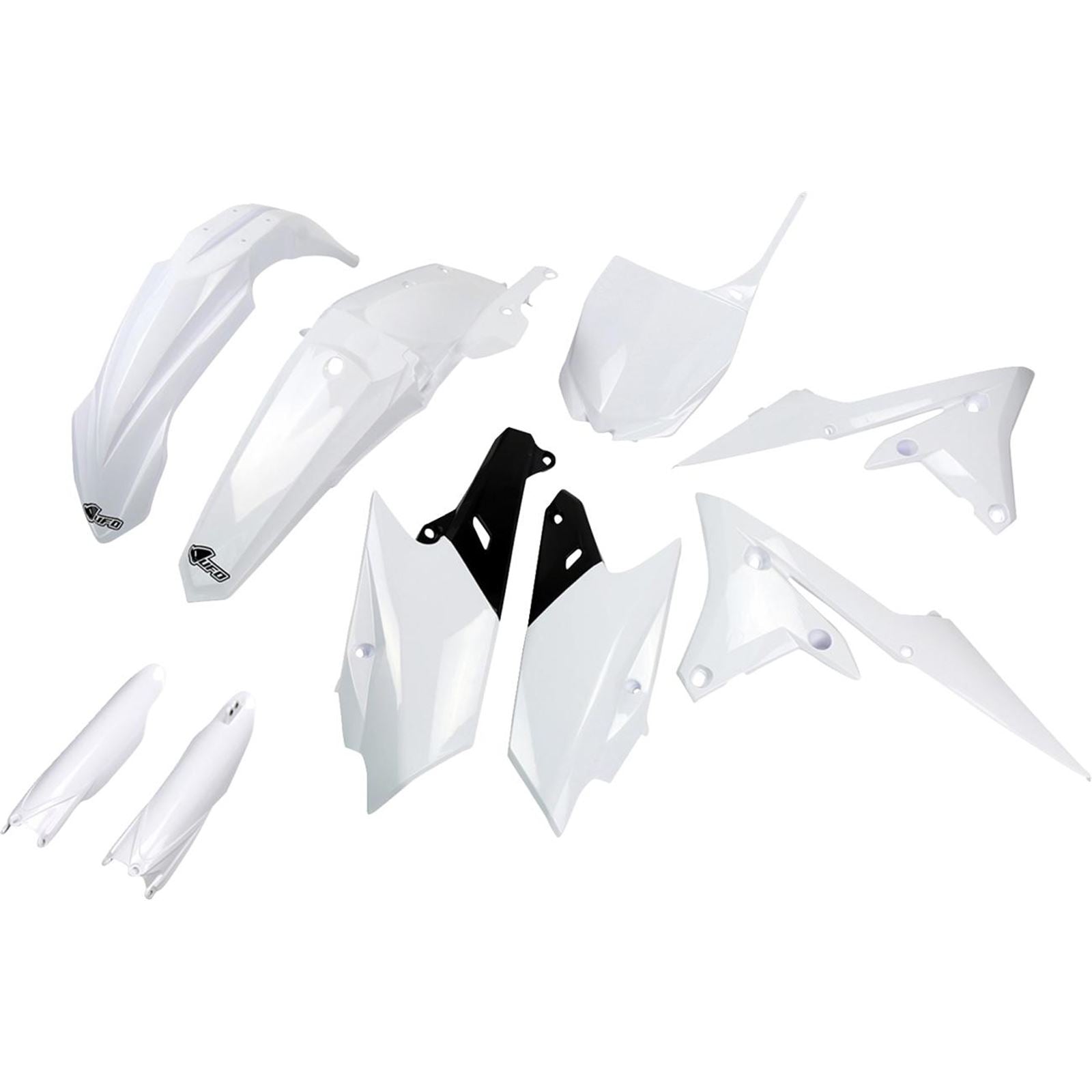 UFO Plastics Body Kit - White for Yamaha YZ 250/450 F '14-'18 [MPN: YAKIT318F@046]_1547135