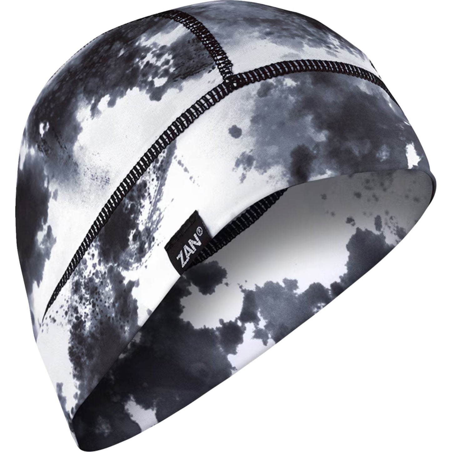 Zan Arctech® Helmet Liner/Beanie - Black and White - Tie Dye [MPN: WHCL153]_1545463