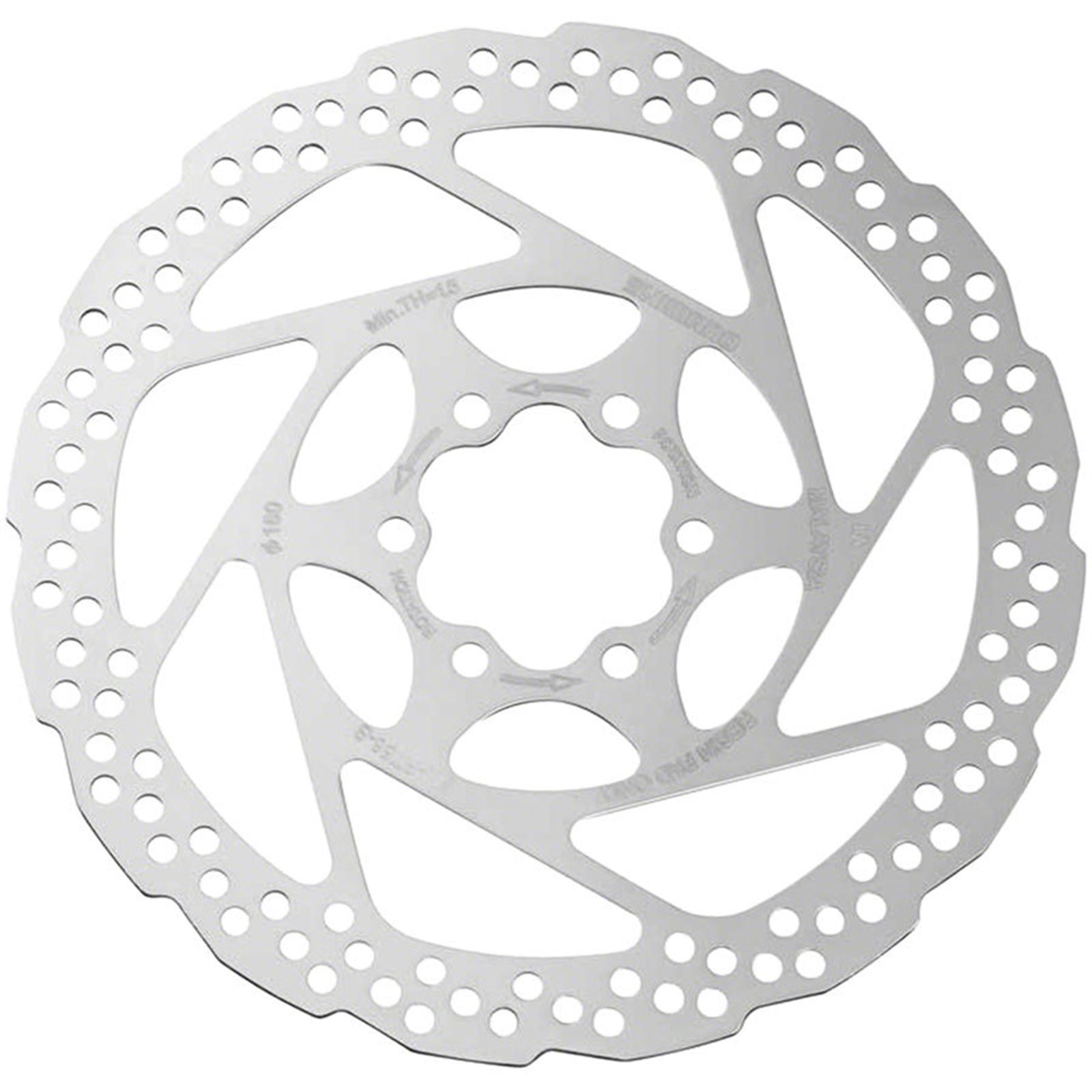 Shimano Deore SM-RT56-SP Disc Brake Rotor - 160mm, 6-Bolt, Silver [MPN: ESMRT56SP]_1917480