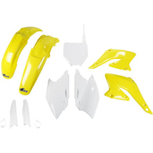 UFO Plastics Body Kit Yellow/White for Suzuki RM-Z 250 [MPN: SUKIT403F@999]_1548185