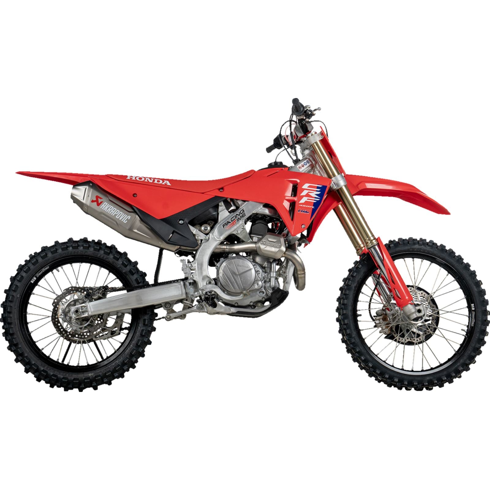 Akrapovic Evolution Line Exhaust System - Titanium for CRF450R/CRF450RX [MPN: S-H4E1-FDHLT]_1546717