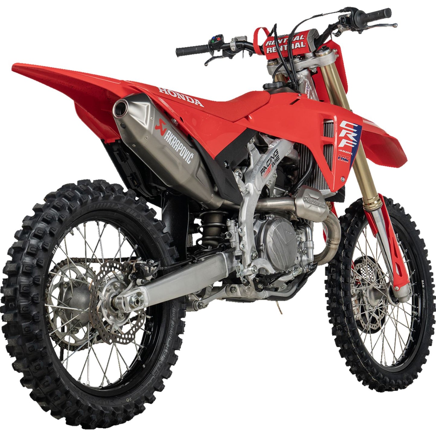 Akrapovic Evolution Line Exhaust System - Titanium for CRF450R/CRF450RX [MPN: S-H4E1-FDHLT]_1546718
