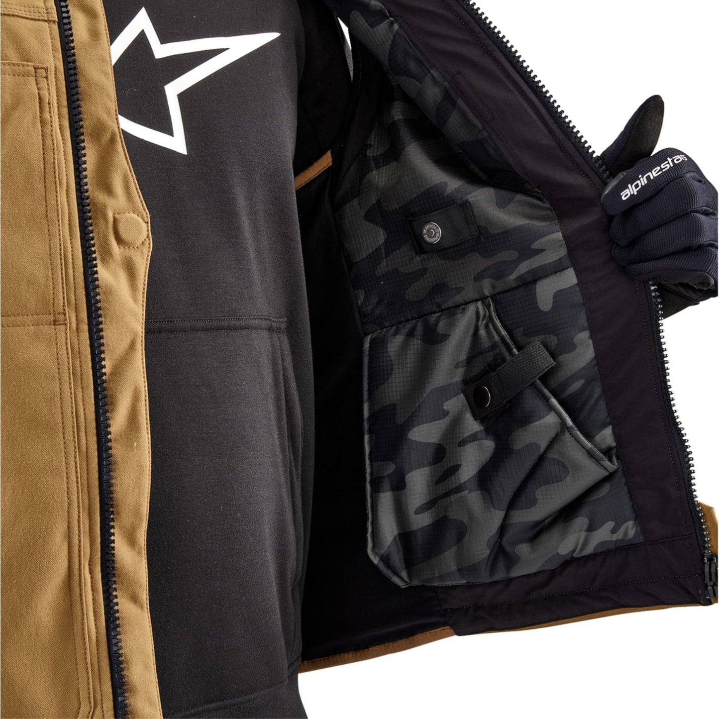 Alpinestars Tech-Air® 3 v2 Canvas Vest - Tan - 4XL [MPN: 6505125-86-4XL]_1546818