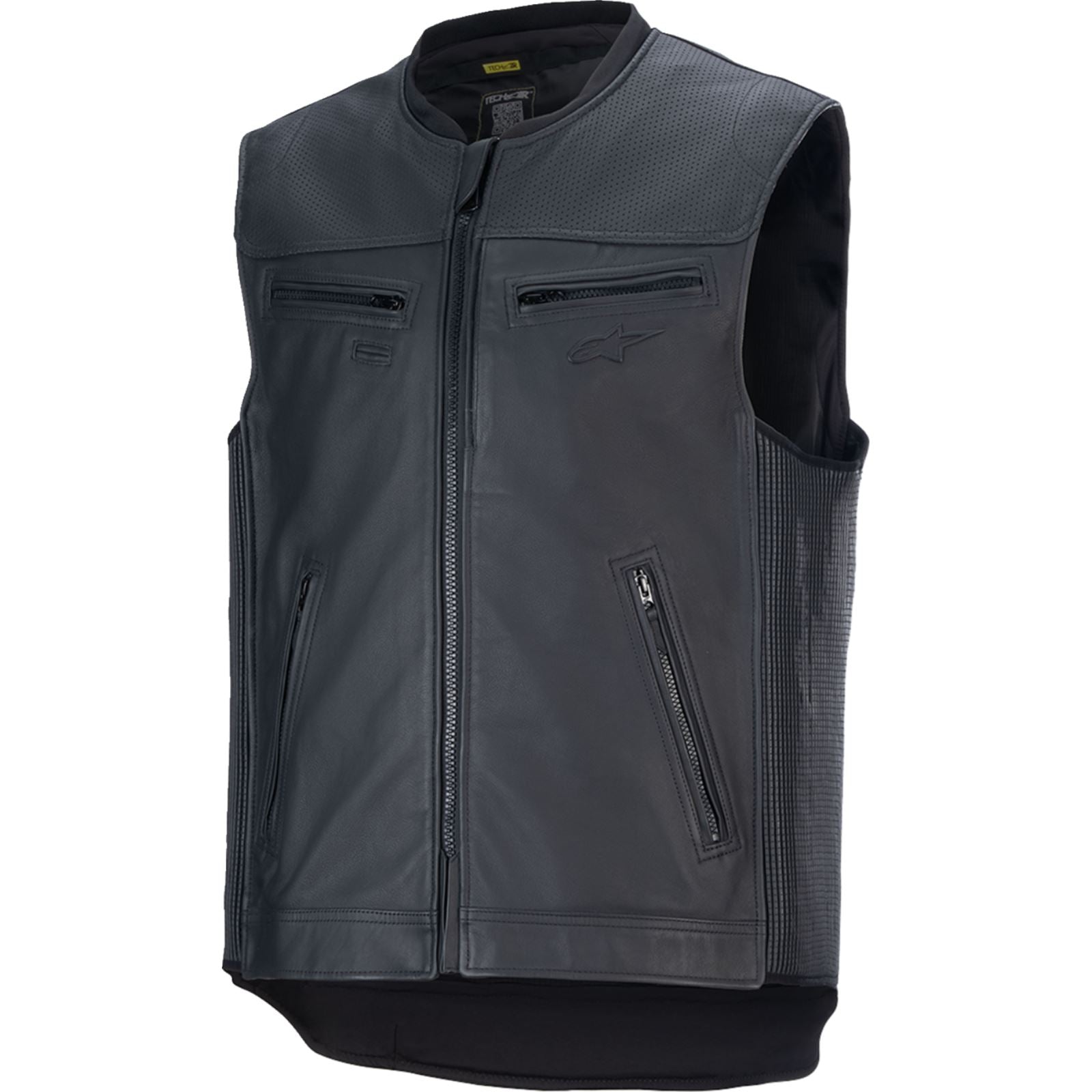 Alpinestars Tech-Air® 3 v2 Leather Vest - Black - 4XL [MPN: 6505225-10-4XL]_1546829