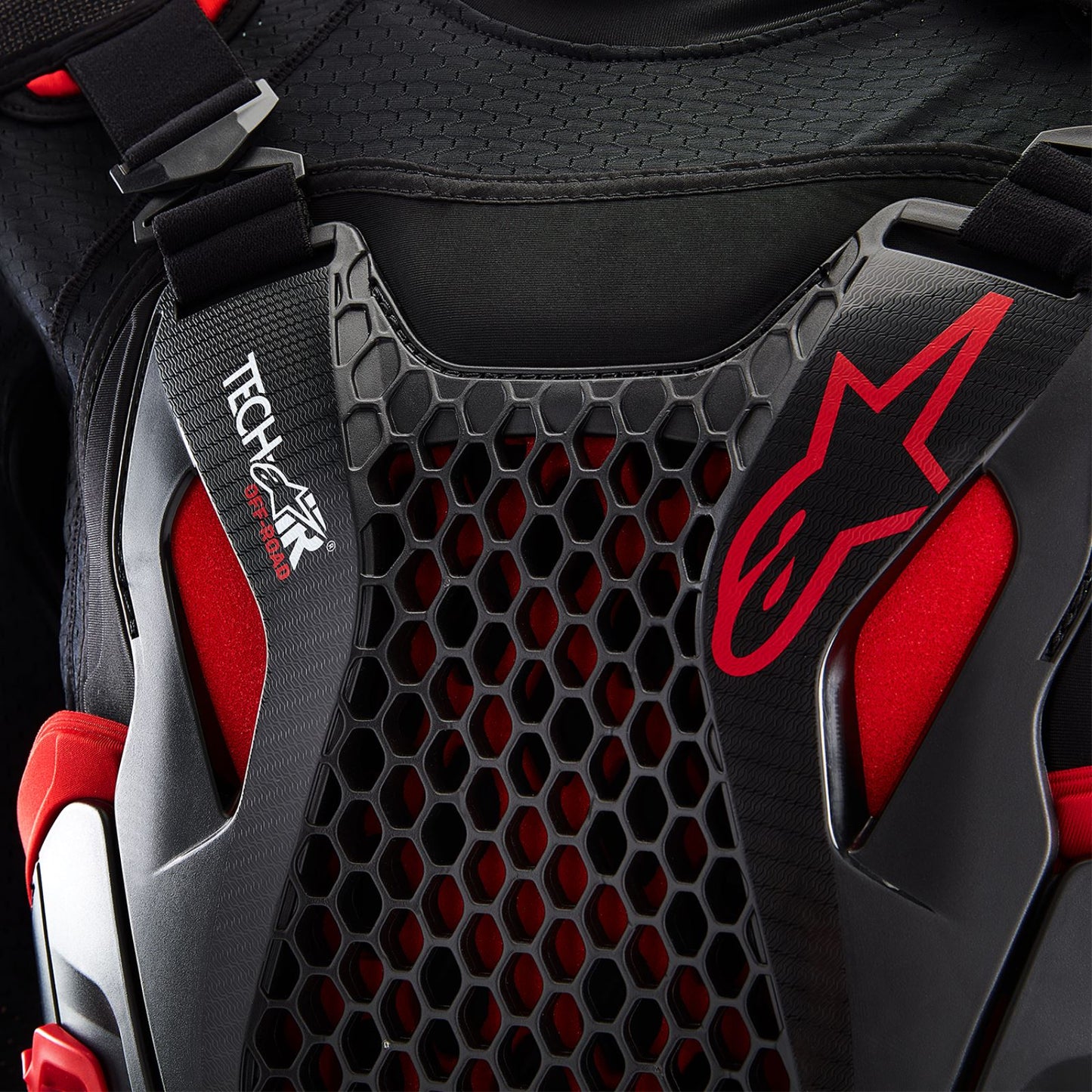 Alpinestars Tech-Air® v2Off-Road System - Black/Red - XL [MPN: 6507123-13F-XL]_1546845