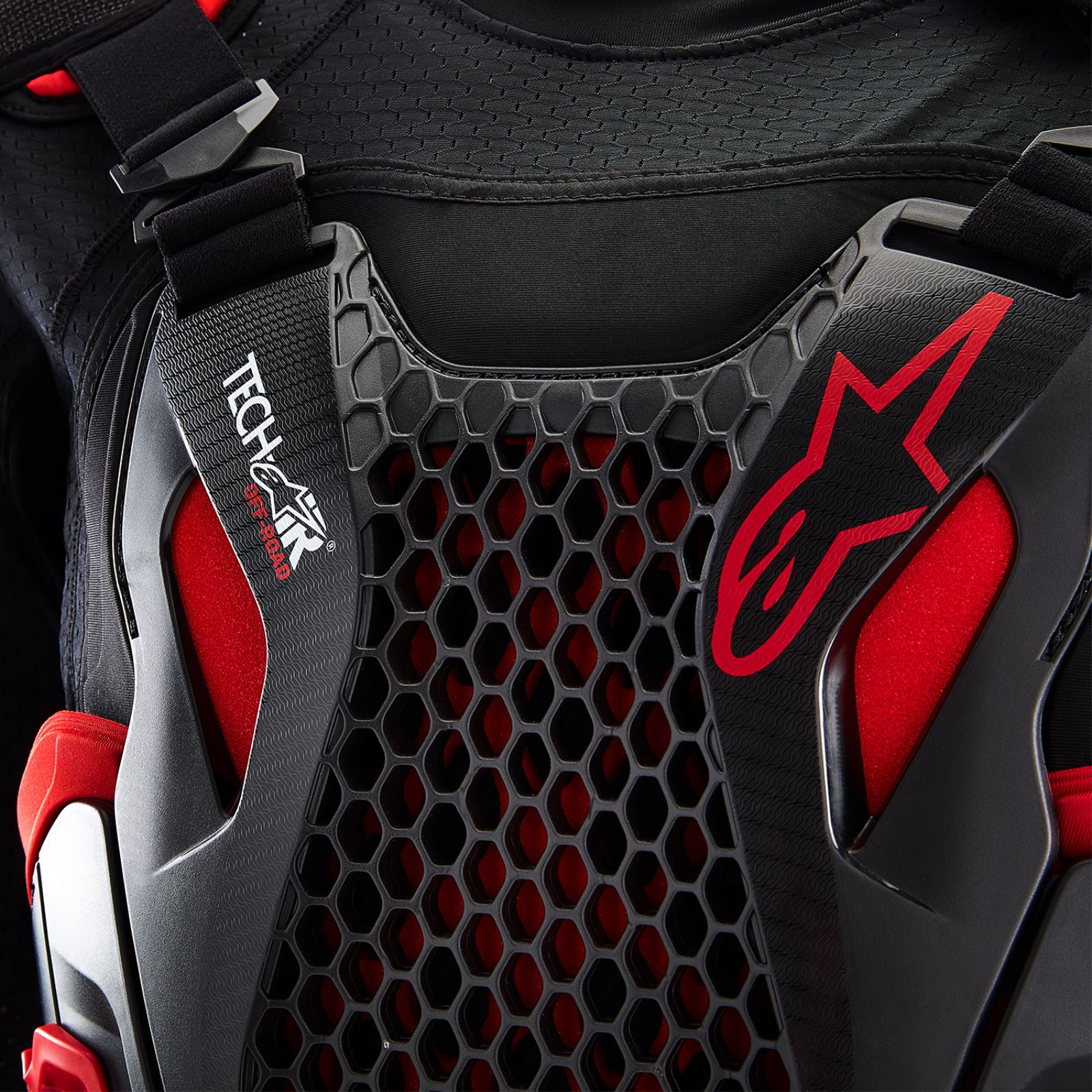 Alpinestars Tech-Air® v2Off-Road System - Black/Red - XL [MPN: 6507123-13F-XL]_1546845