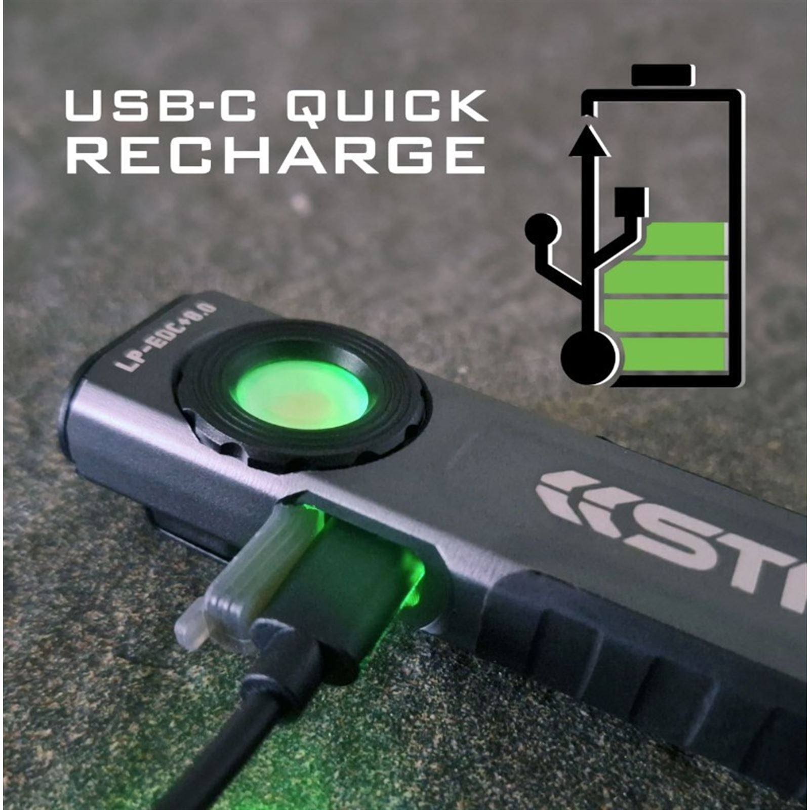 STKR LP-EDC+ 8.0 Flashlight - Low Profile 14270_1554226