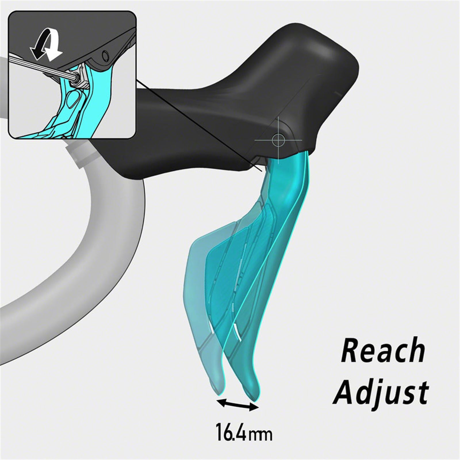 Shimano 105 ST-R7170-RE Di2 Shift/Brake Lever - Right, 12-Speed, Black [MPN: ISTR7170RE]_1998886