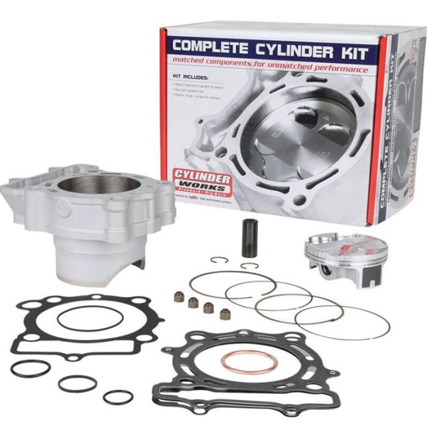 Cylinder Works Standard Bore Cylinder Kit Compatible with KX 250 F/KX 250 X [MPN: CW30017K02]_2083836