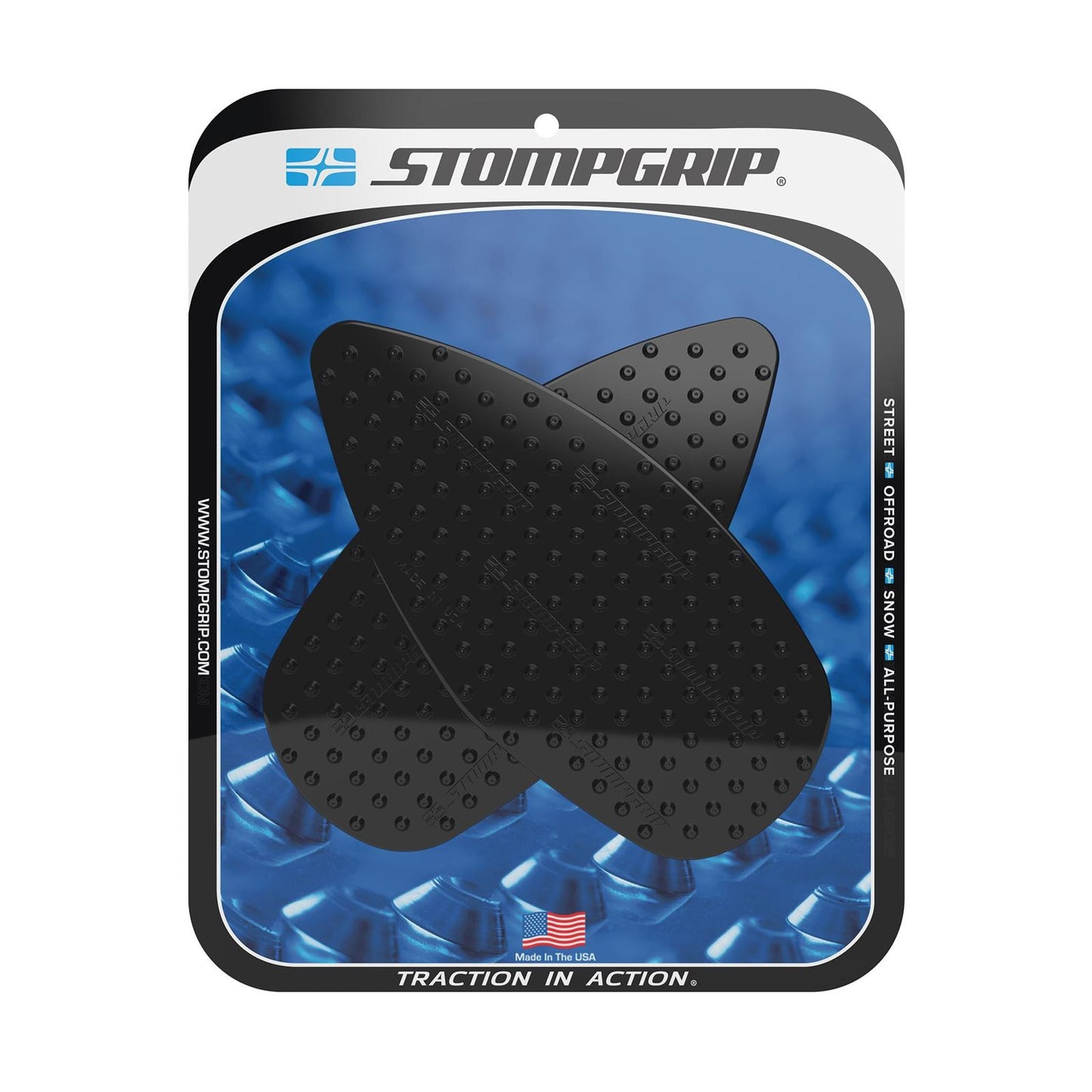 Stompgrip Tank Pad Kit - Volcano - Black for Aprilia [MPN: 55-10-0181B]_1548195