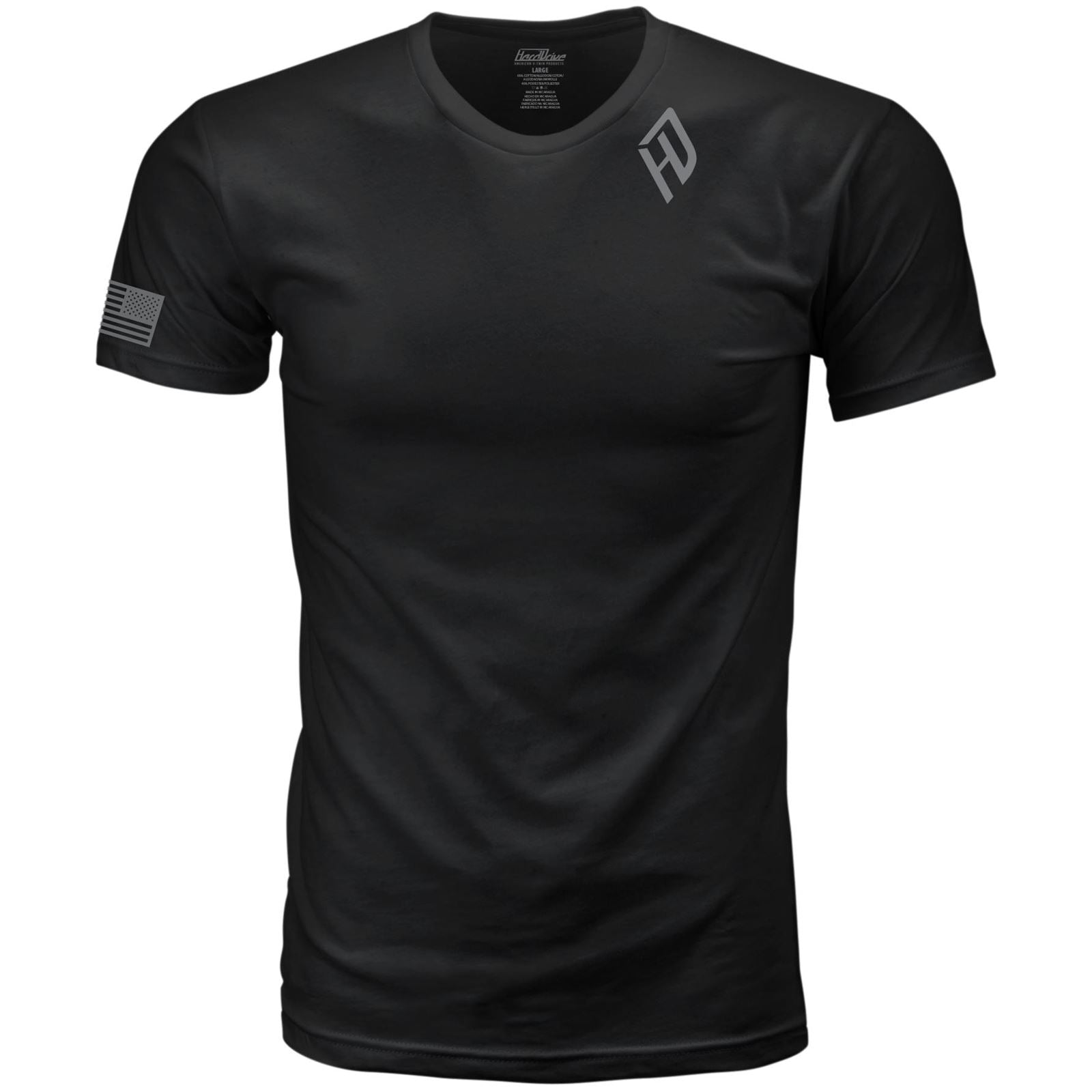 Harddrive Shield Tee - Black/White - XL [MPN: 800-0204X]_1548215