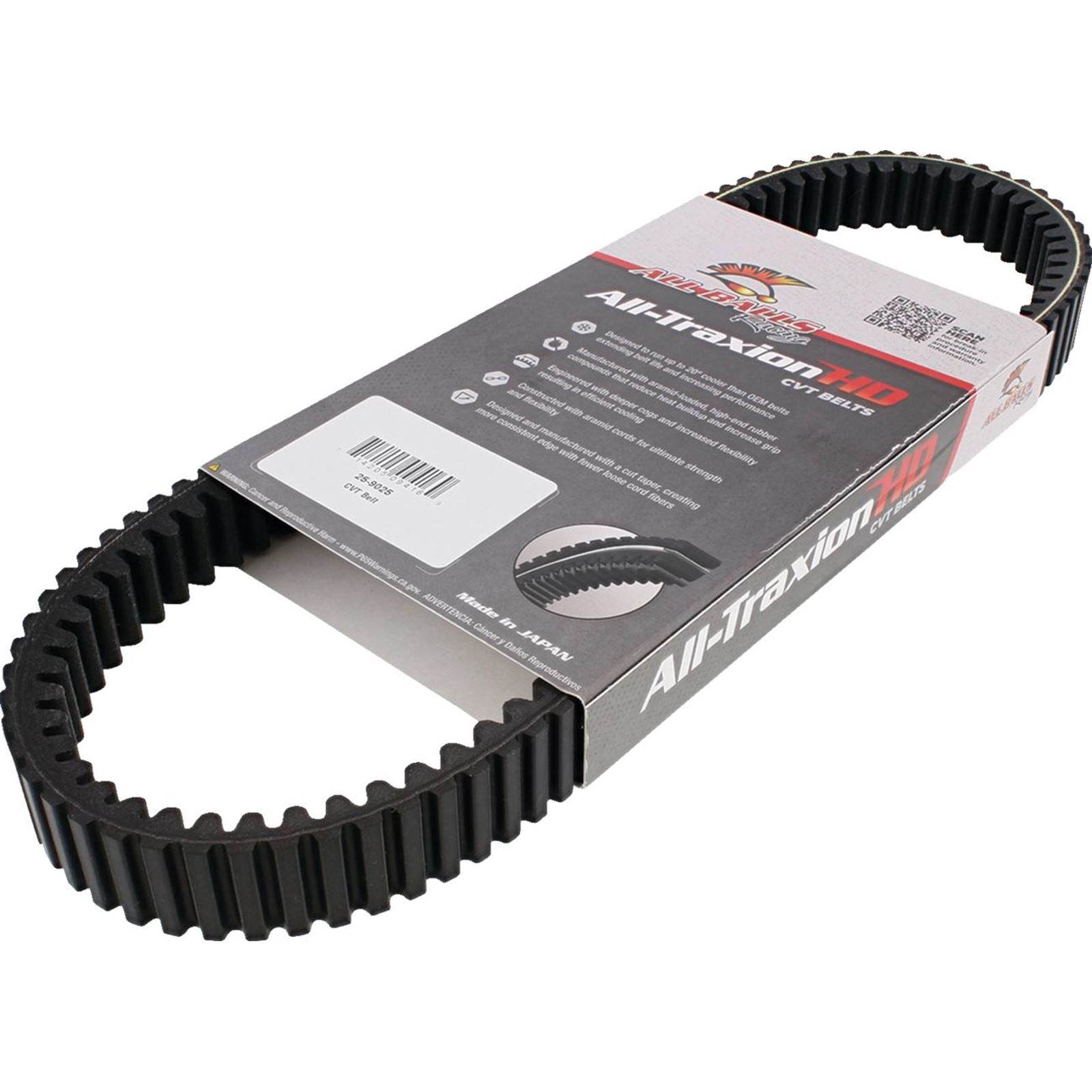 All Balls All-Traxion HD CVT Belt 25-9025_1650562