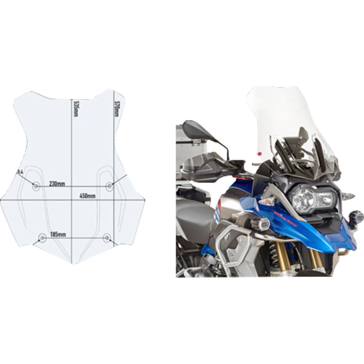 Givi Windshield - Clear for BMW 5124DT_1552501