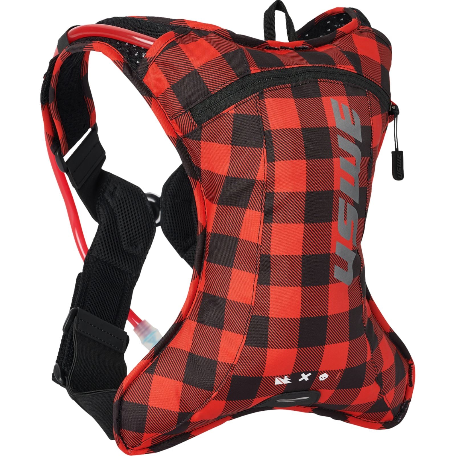 UsWe Outlander Hydration Pack - 2/Liter - Flannel Red/Black [MPN: 202076048]_1547739