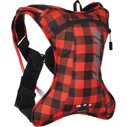 UsWe Outlander Hydration Pack - 2/Liter - Flannel Red/Black [MPN: 202076048]_1547739