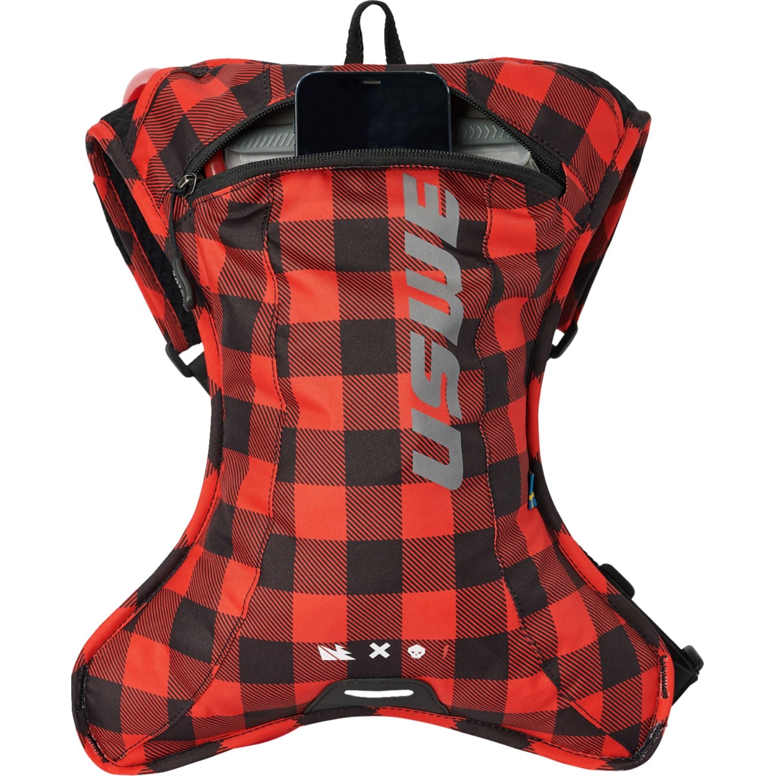 UsWe Outlander Hydration Pack - 2/Liter - Flannel Red/Black [MPN: 202076048]_1547669
