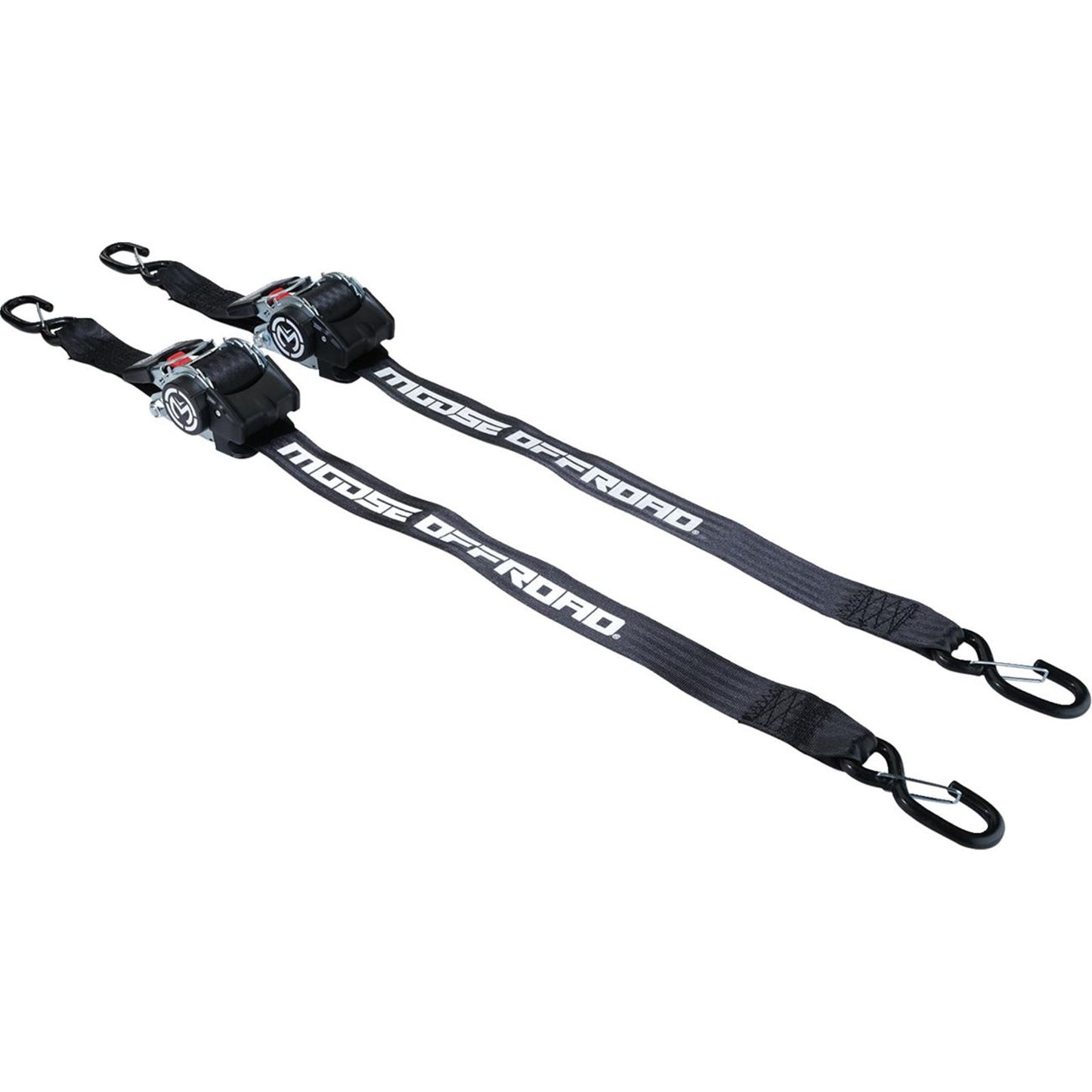 Moose Offroad Retractable Ratcheting Straps - 2" x 10' - Black [MPN: 3920-0537]_1624217