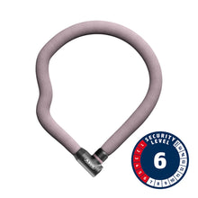 ABUS Goose 4204K  Chain Lock  Key - 4mm - 110cm - 3.6' - Rosemauve [MPN: 94401]_1547867