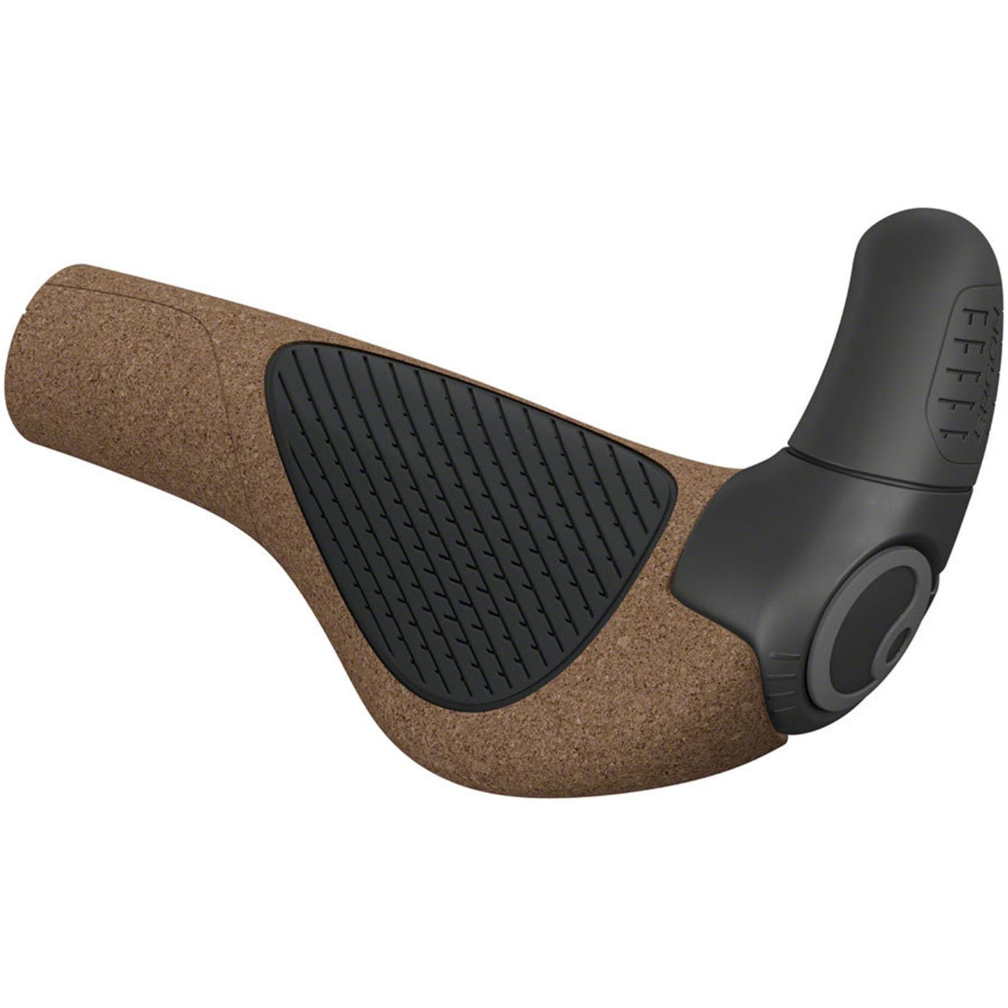 Ergon GP2 Evo BioKork Grips - Lock-On - Small- Black/Tan [MPN: 42410326]_1924927