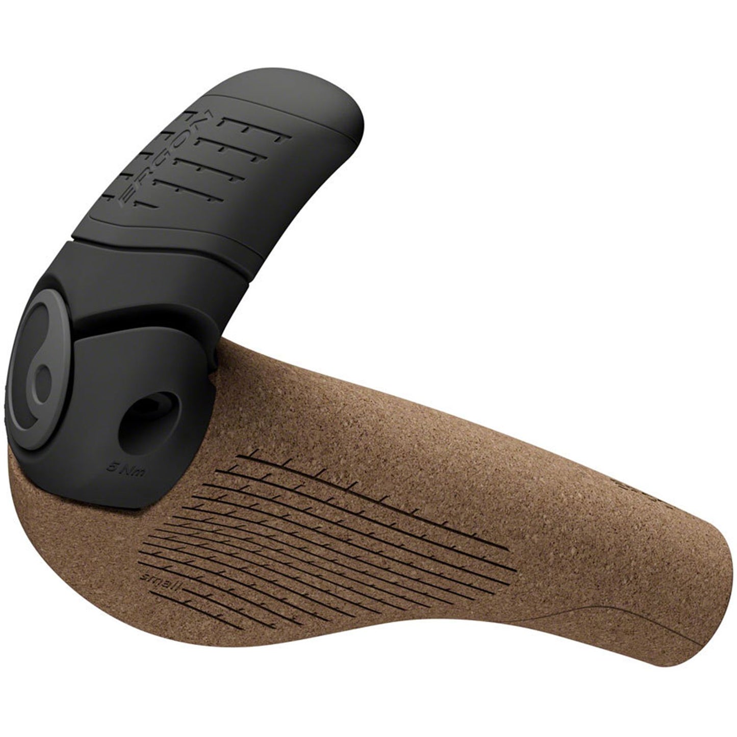 Ergon GP2 Evo BioKork Grips - Lock-On - Small- Black/Tan [MPN: 42410326]_1924929