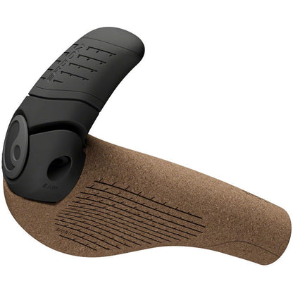 Ergon GP2 Evo BioKork Grips - Lock-On - Small- Black/Tan [MPN: 42410326]_1924929