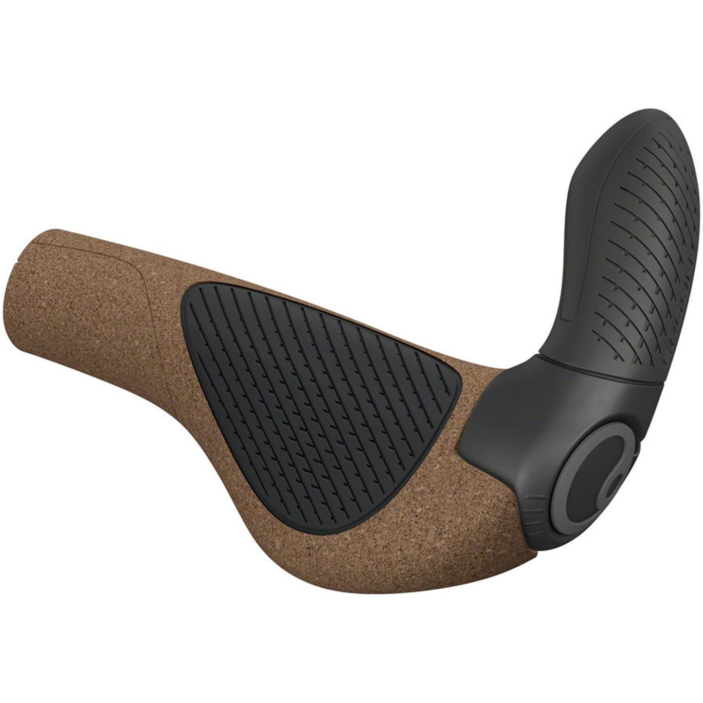 Ergon GP3 Evo BioKork Grips - Lock-On - Small- Black/Tan [MPN: 42410333]_1924989
