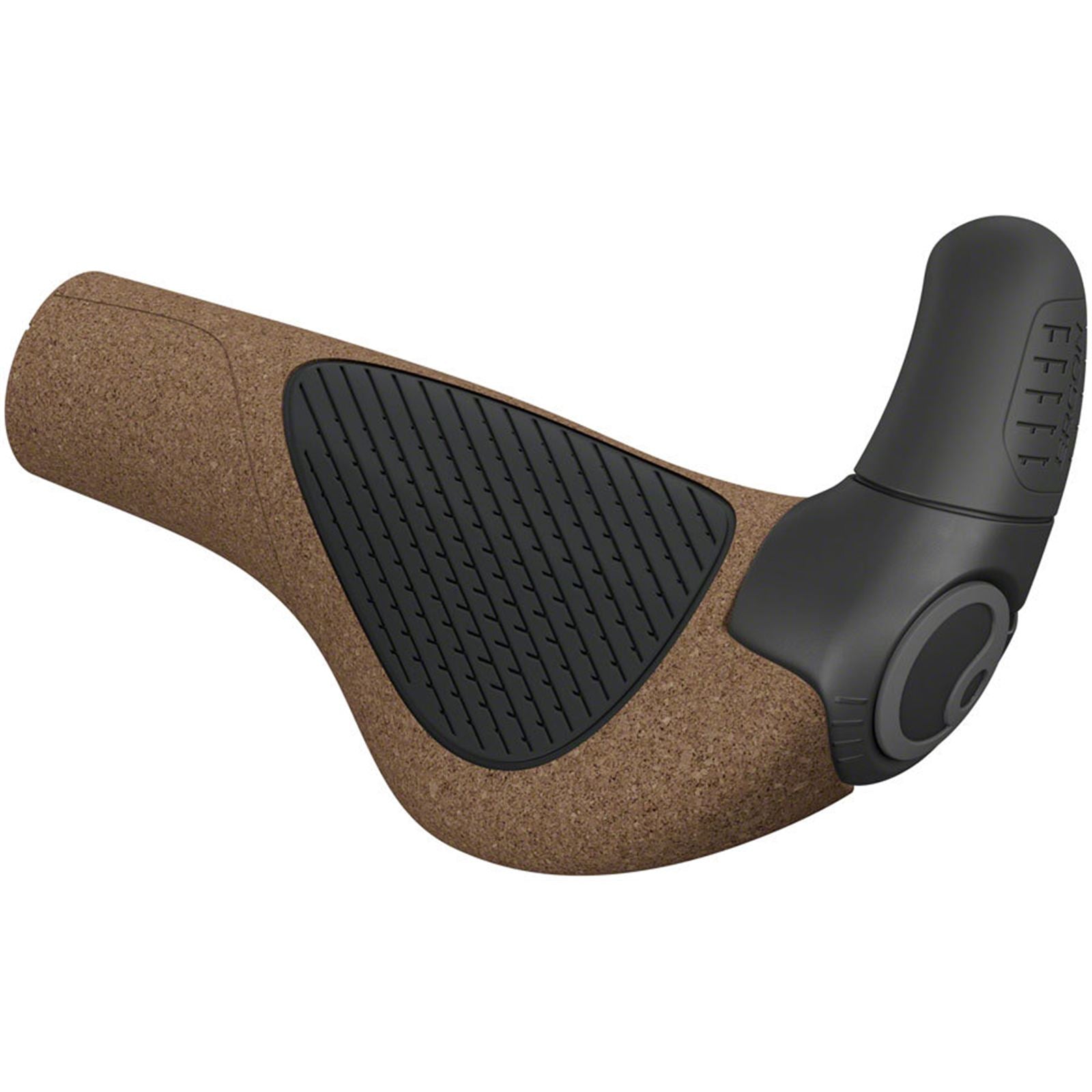 Ergon GP2 Evo BioKork Grips - Lock-On - Large- Black/Tan [MPN: 42410329]_1924933