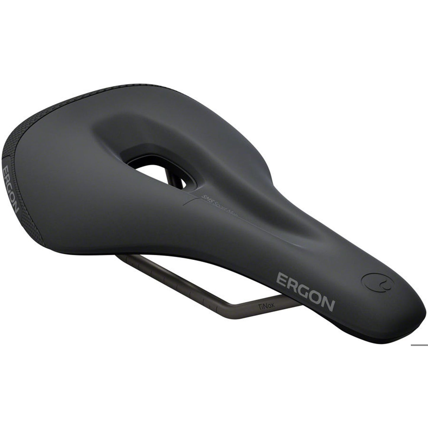 Ergon SMS Sport Saddle - TiNox XP - Black - Men's - Small/Medium [MPN: 44001510]_1926855