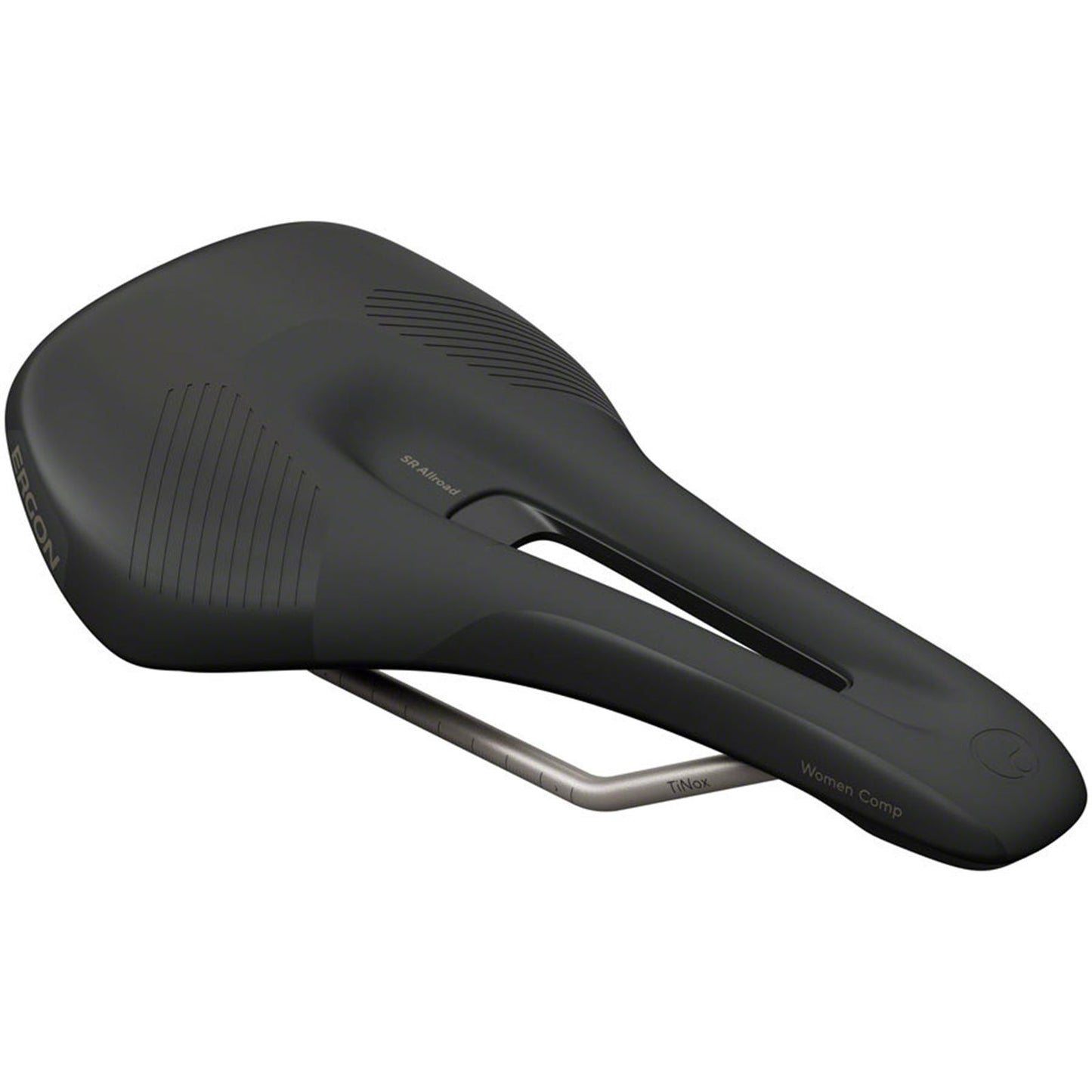 Ergon SR Allroad Comp Saddle - TiNox XP, Black, Women's, Medium/Large [MPN: 44063531]_2147190