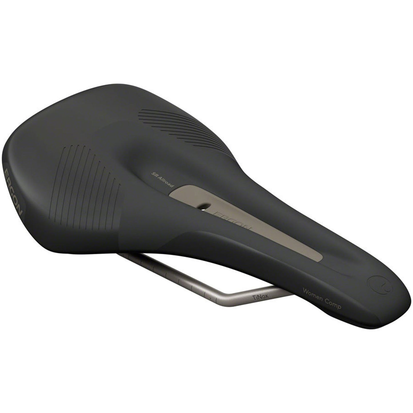 Ergon SR Allroad Comp Saddle - TiNox XP, Black, Women's, Medium/Large [MPN: 44063531]_2147187
