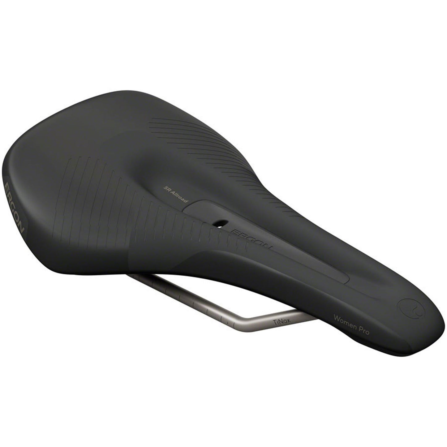 Ergon SR Allroad Pro Saddle - TiNox SL - Black - Women's - Medium/Large [MPN: 44063561]_1926896