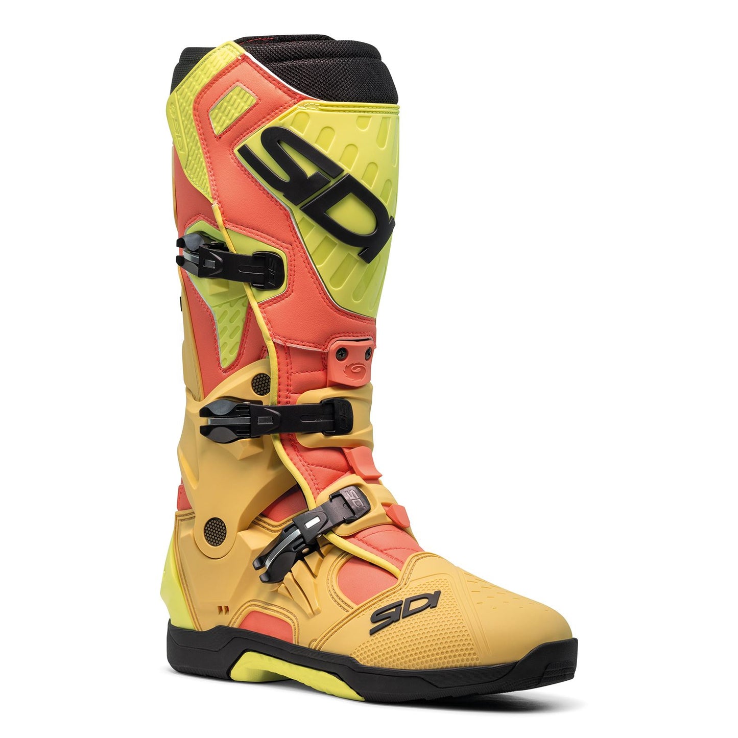 Sidi - Powersports Crossair Boots - Gold/Lime - Size 7 (Euro 40) [MPN: 000MMXCROSSAIRG]_1548353