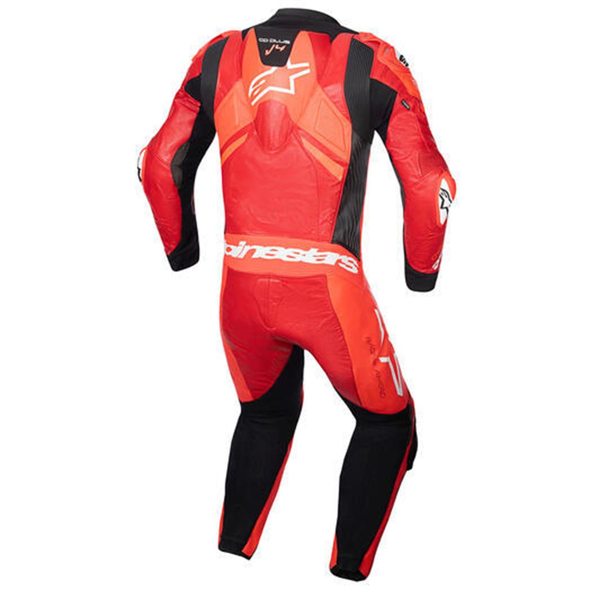 Alpinestars GP Plus V4 Sprint 1-Piece Leather Suit - Red /Red/White - Size 46 [MPN: 31502253087-46]_1618483