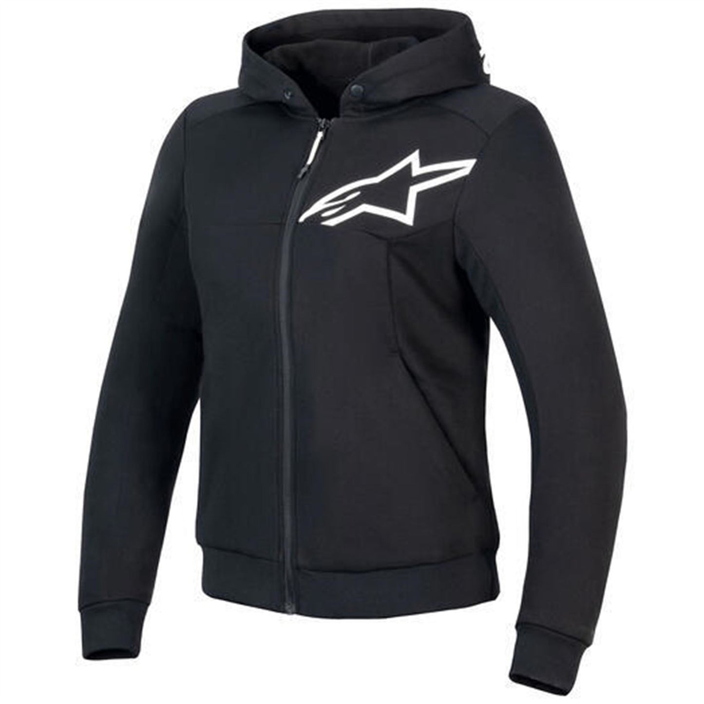 Alpinestars Stella Chrome V2 Sport Hoodie - Black/White - X-Small [MPN: 42102257185-XS]_1618505