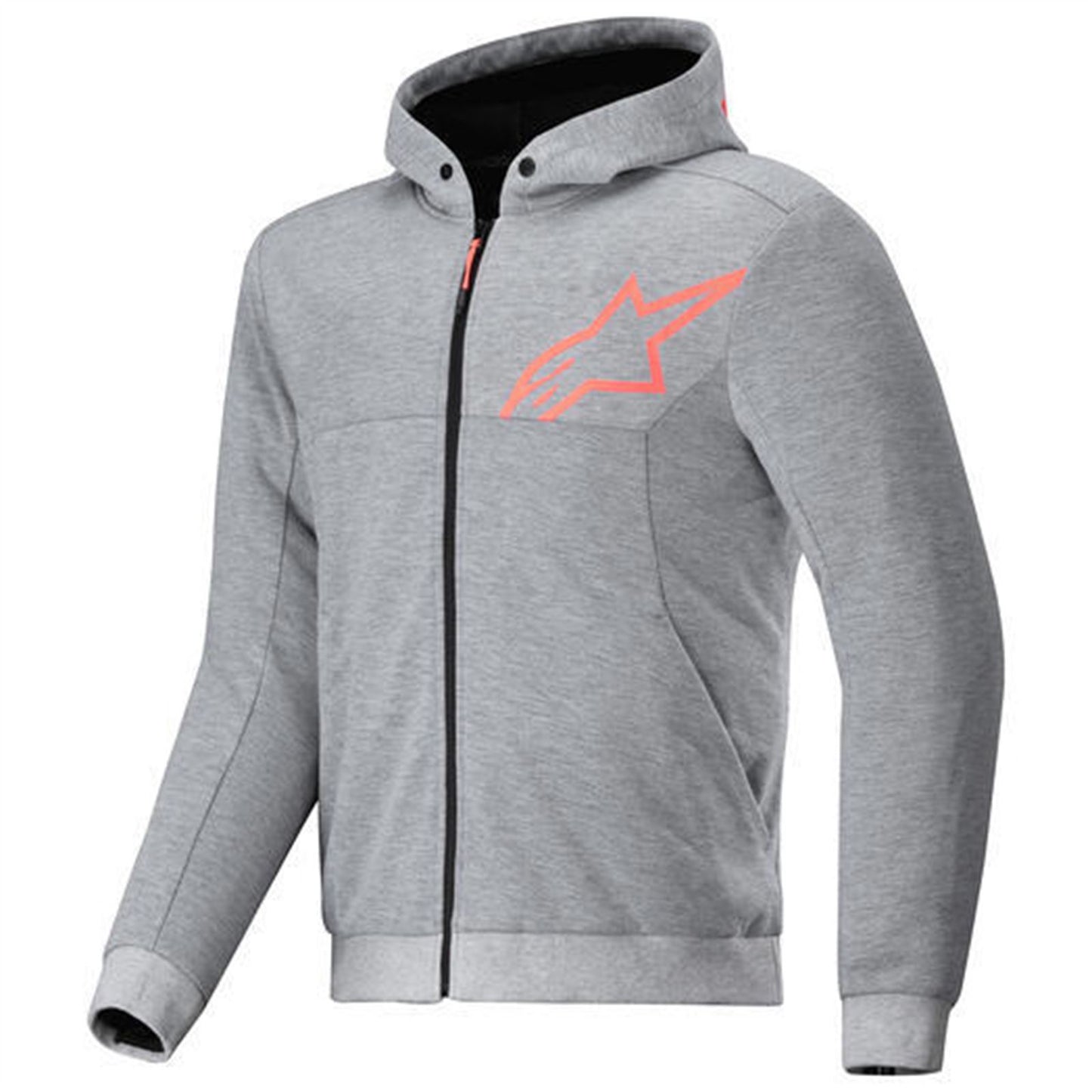 Alpinestars Chrome V2 Sport Hoodie - Gray/Red - 2X-Large [MPN: 42003259199-XXL]_1742788