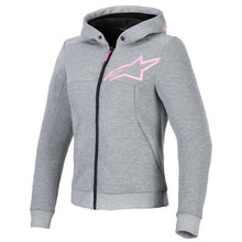 Alpinestars Stella Chrome V2 Sport Hoodie - Gray Heather/Fluo Pink - X-Small [MPN: 42102259197-XS]_1618518