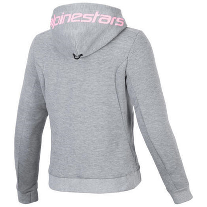 Alpinestars Stella Chrome V2 Sport Hoodie - Gray Heather/Fluo Pink - X-Small [MPN: 42102259197-XS]_1618517