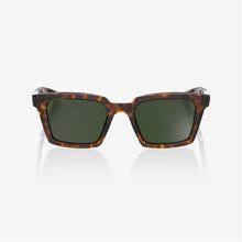 100% Erba Gloss Havana Sunglasses - Grey Green Lens 60061-00001_1768205