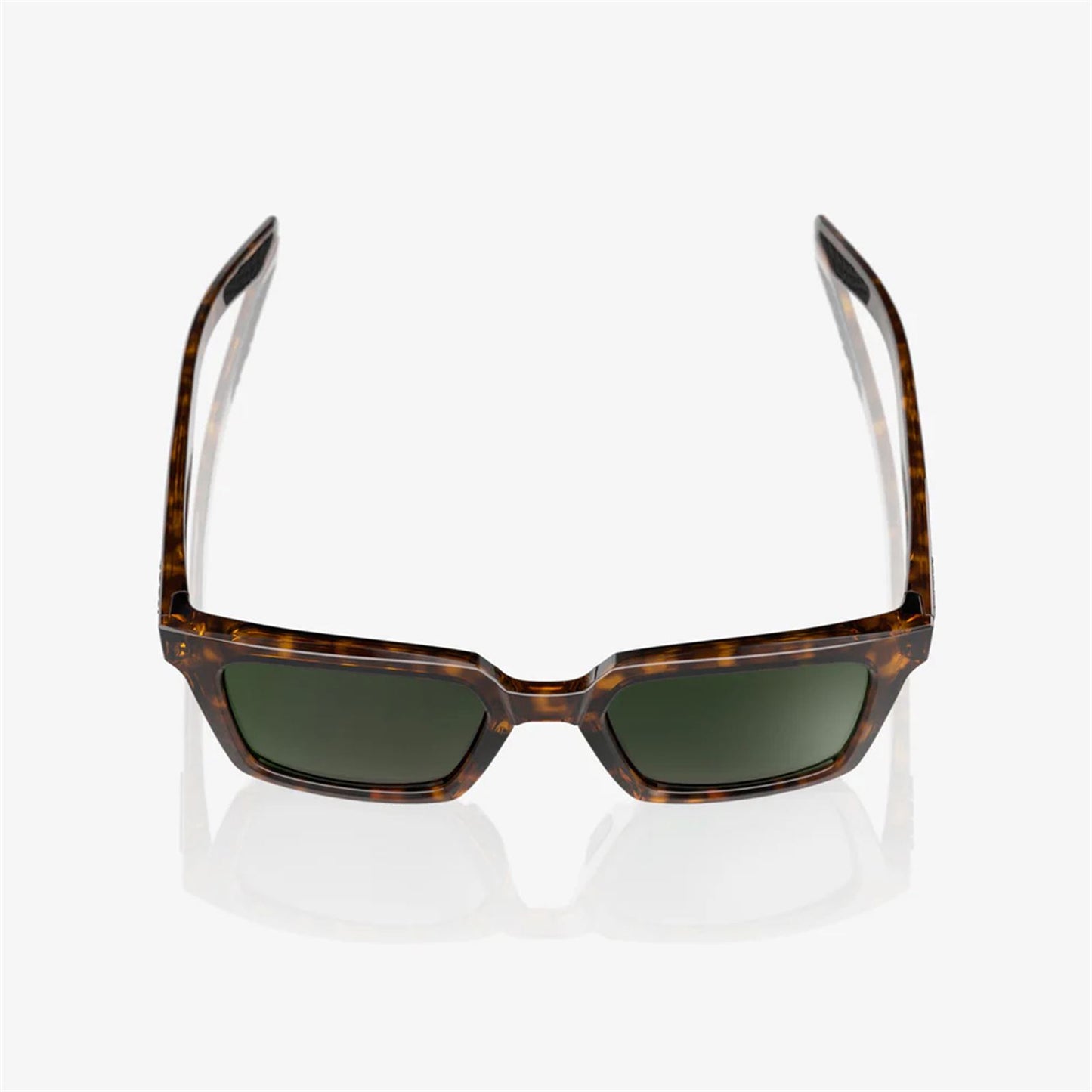 100% Erba Gloss Havana Sunglasses - Grey Green Lens 60061-00001_1768207